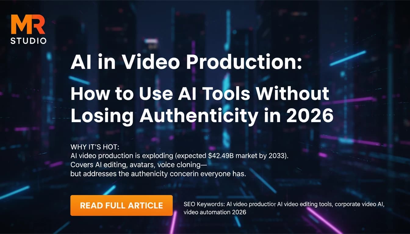 AI in Video Production: How to Use AI Tools Without Losing Authenticity in 2026