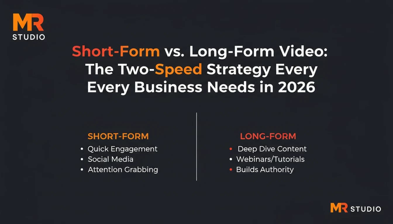 Short-Form vs. Long-Form Video: The Two-Speed Strategy Every Business Needs in 2026